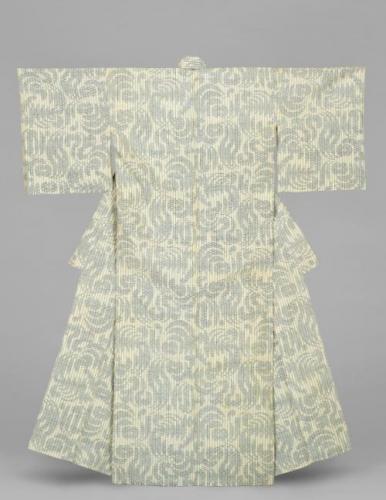 結城紬着物「水声」