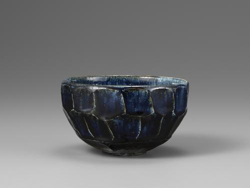 瑠璃釉面取碗