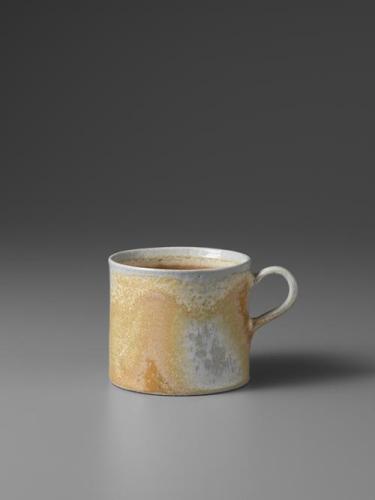 ソーダ釉コーヒーカップ（チタン）