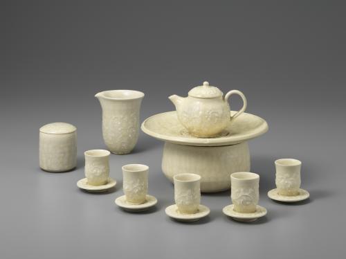 灰釉茶器揃え