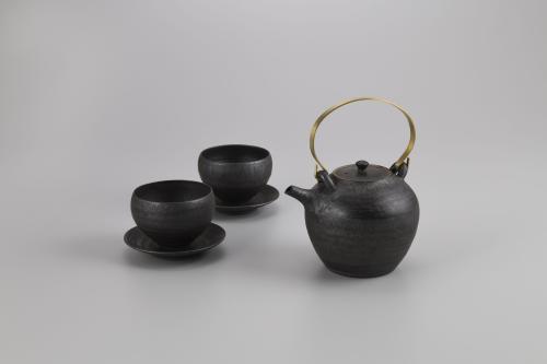 茶器揃　黒