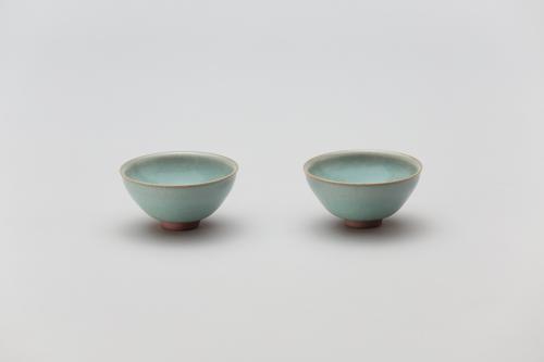 青瓷酒盃（２客）