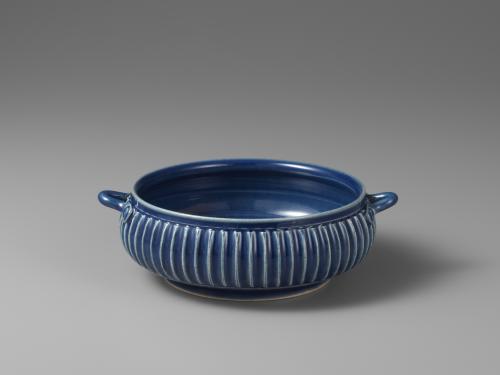 瑠璃釉鎬スープボウル