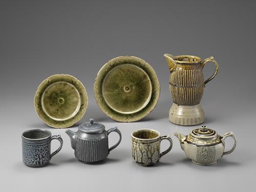  塩釉ティーセット