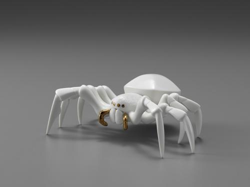 White spider